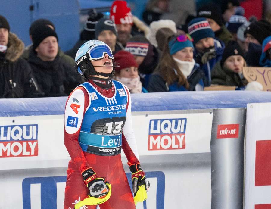 Katharina Huber ist unzufrieden mit der Leistung in Levi