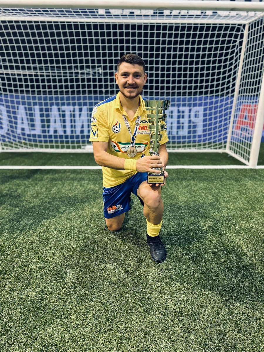 Vlad Mocanu, vicecampion european cu naționala României de minifotbal