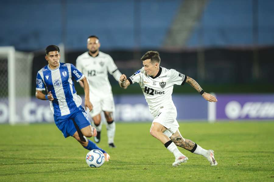 O Atlético-MG jogou mal no Uruguai