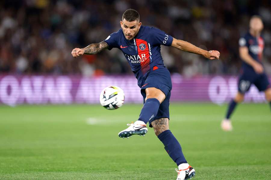 Lucas Hernández v akcii za PSG. 