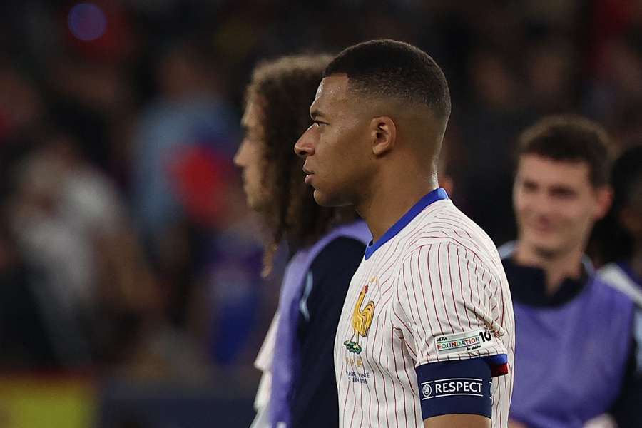Kylian Mbappé après la défaite.