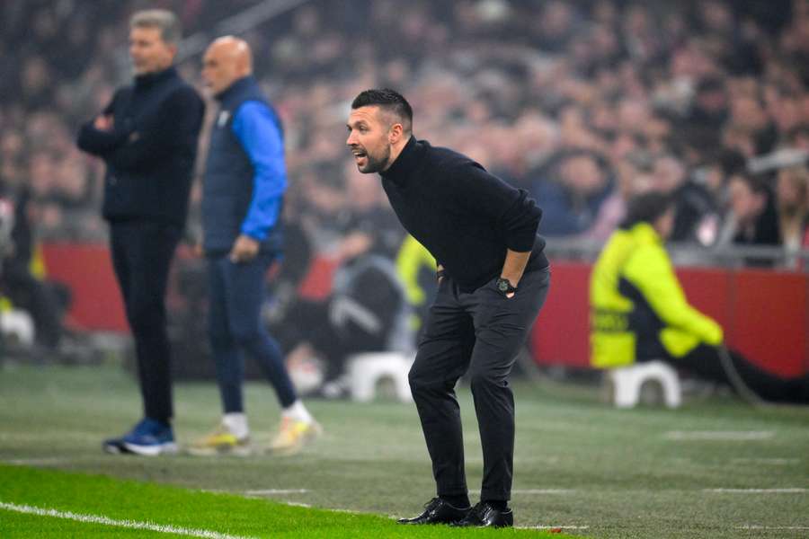 Farioli a bordo campo