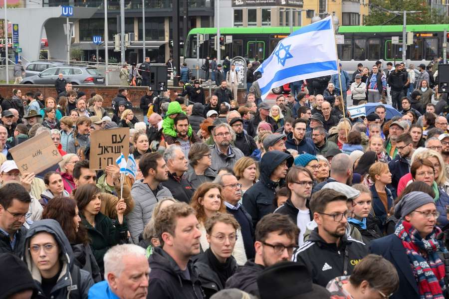 Manifestação pela paz em Hannover Manifestação pela paz em Hannover
