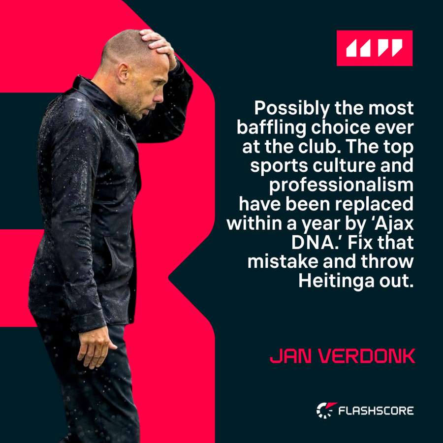 Jan Verdonk on John Heitinga's appointment by Ajax
