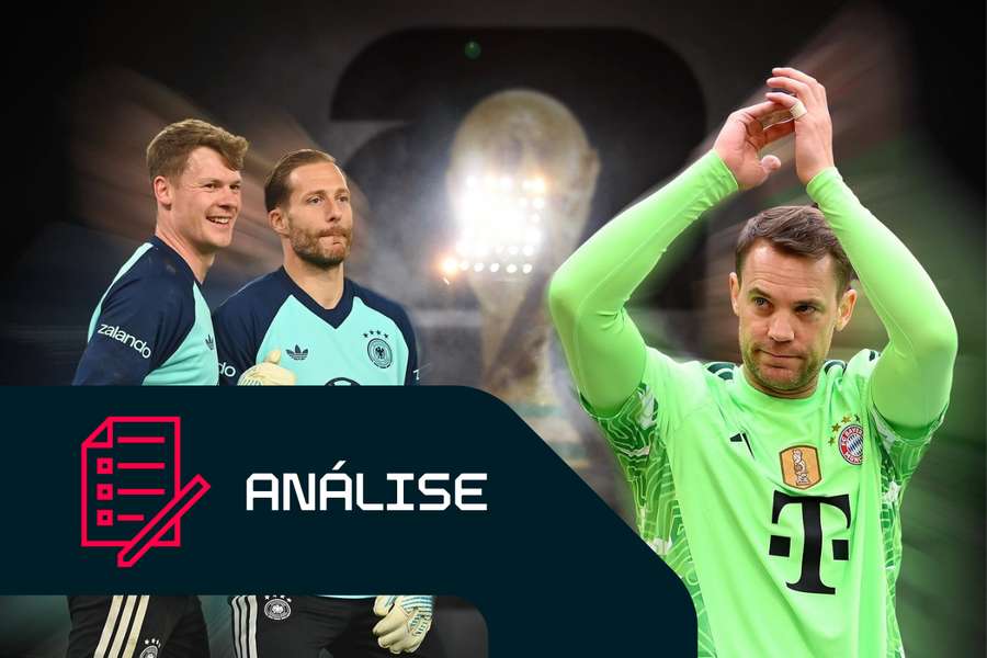 Manuel Neuer, Oliver Baumann e Alexander Nübel formam o trio de guarda-redes Manuel Neuer, Oliver Baumann e Alexander Nübel formam o trio de guarda-redes