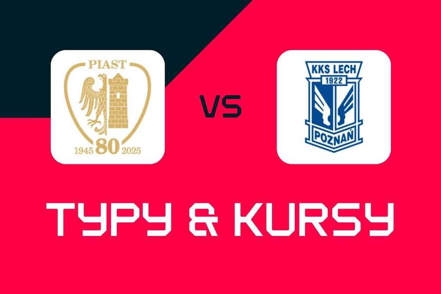 Piast Gliwice - Lech Poznań: Typy bukmacherskie, najlepsze kursy i zakłady (Ekstraklasa)