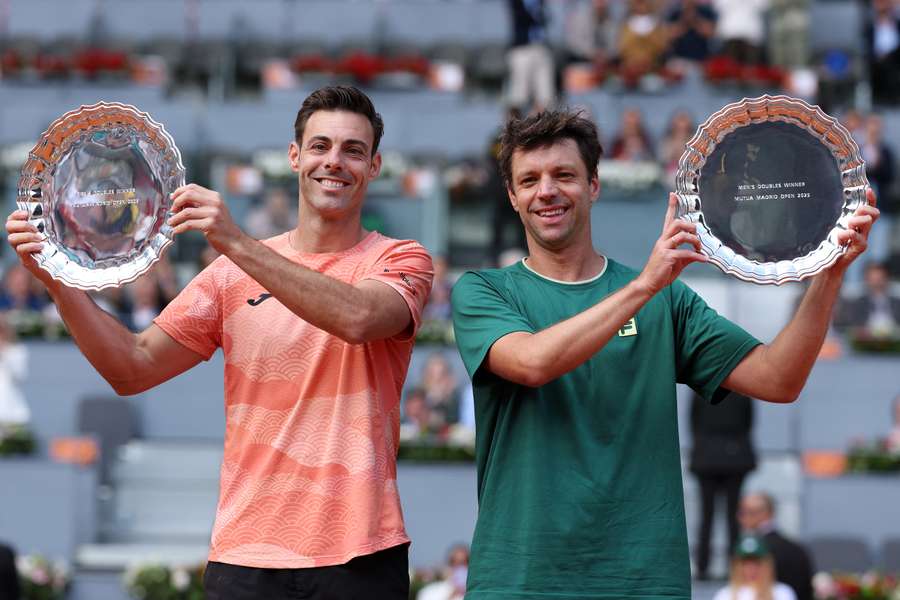 Granollers y Zeballos, con su ensaladera de campeones en Madrid