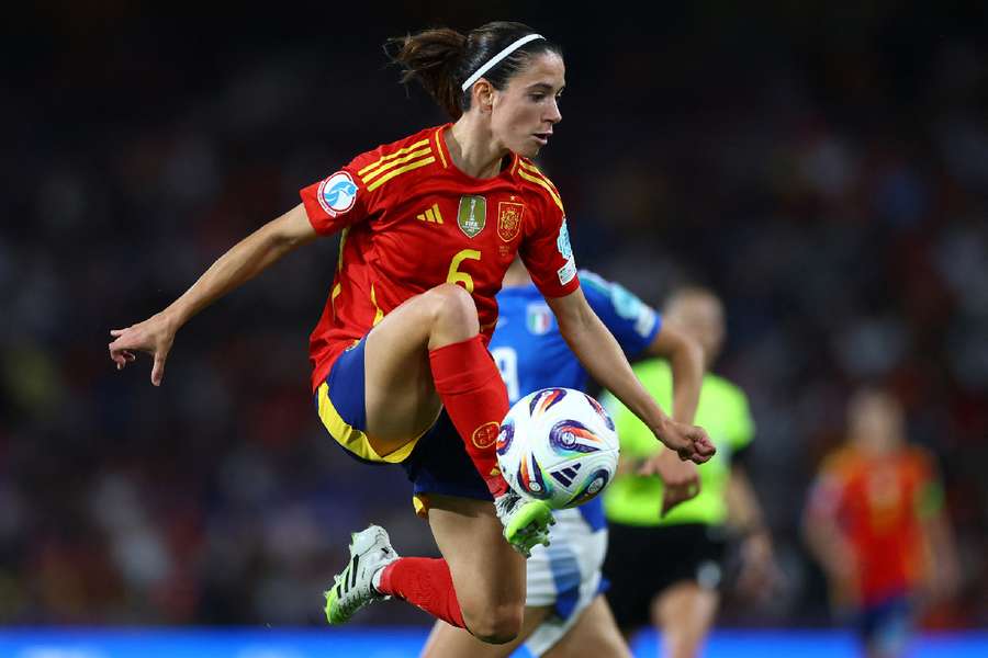 Bonmati on the ball for Spain