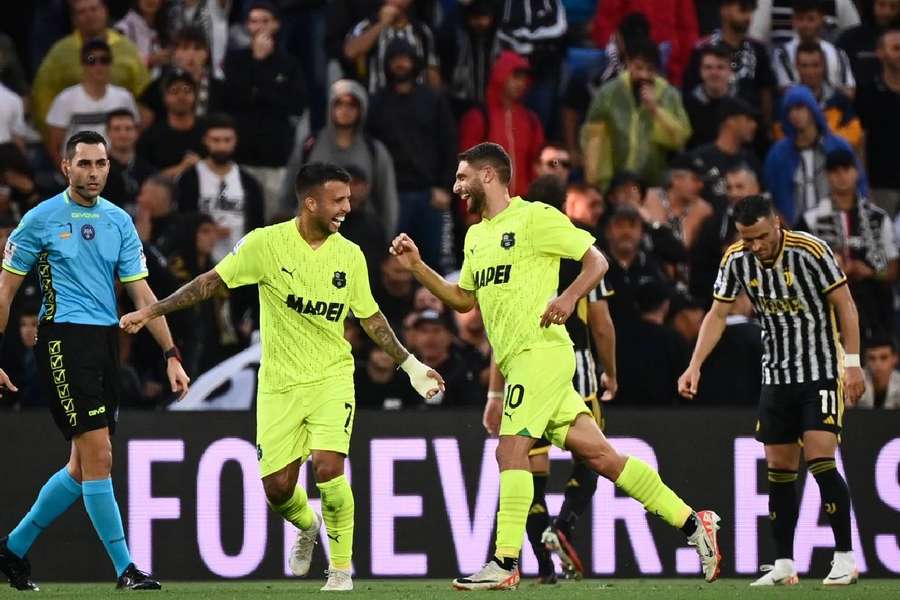 Sassuolo fez a festa diante do seu torcedor