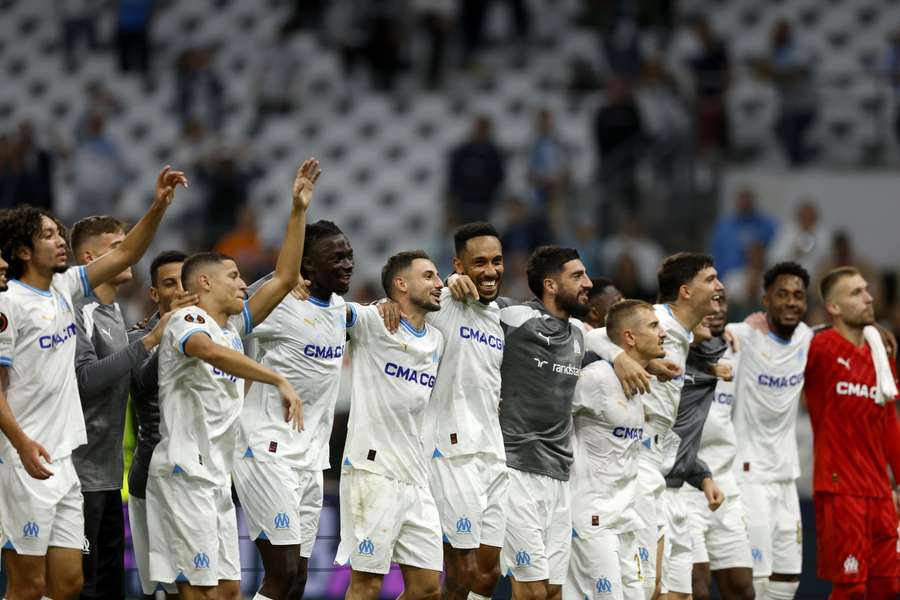 Olympique Marseille viert de overwinning