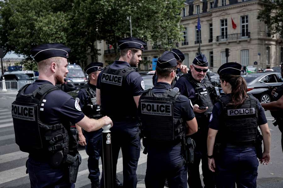 Police officers in Paris