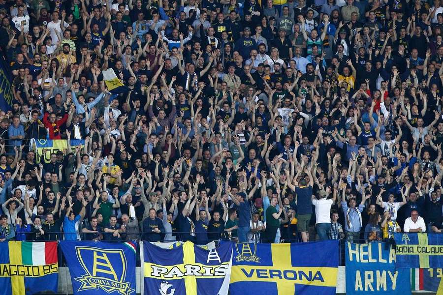 La curva dell'Hellas Verona