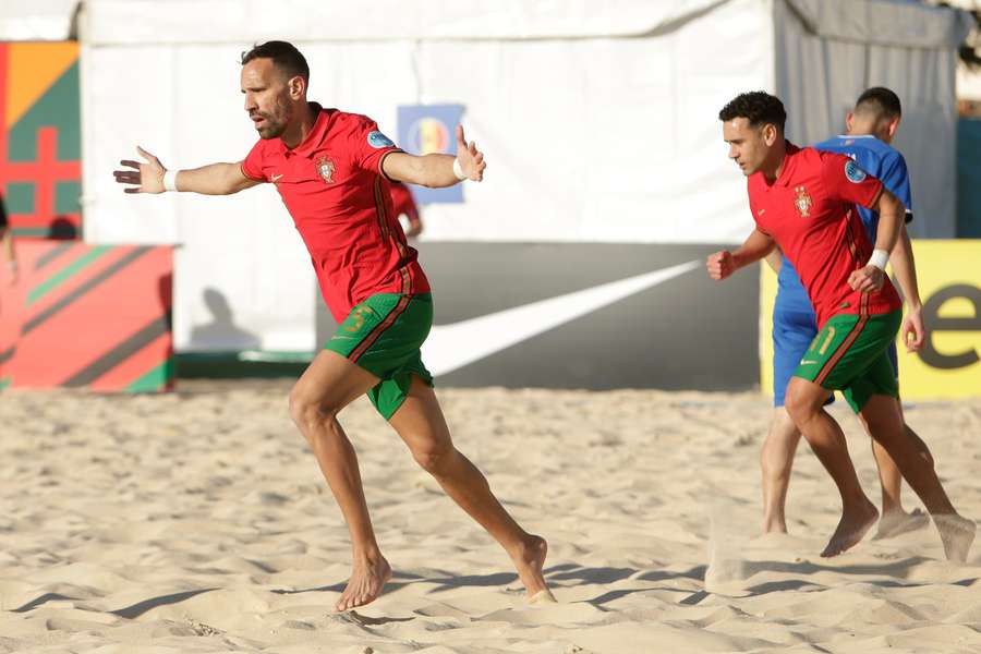 Portugal bate Moldávia no primeiro teste do estágio de futebol de praia