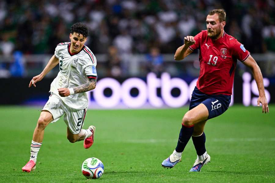 Tomas Chory representing Czech Republic at the World Cup
