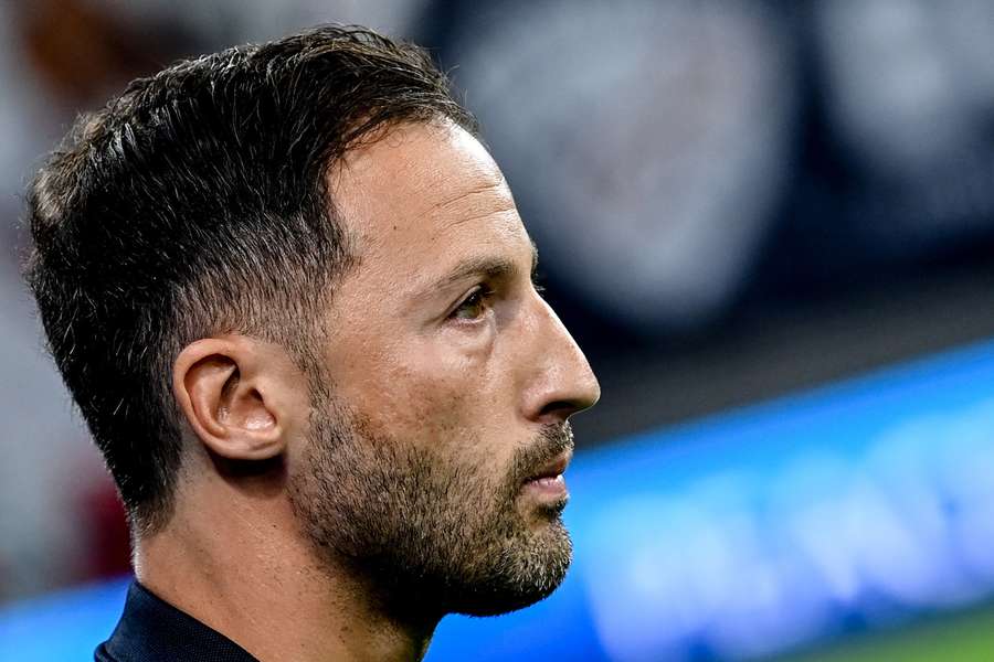 Tedesco tijdens de Champions League wedstrijd tussen RB Leipzig en Shakhtar Donetsk op 6 september 2022