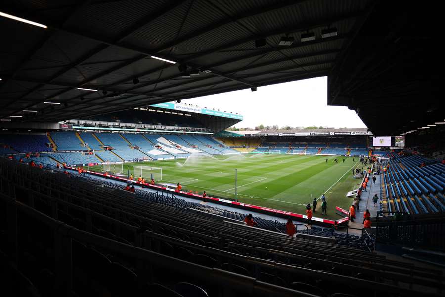 A general view inside Elland Road stadium