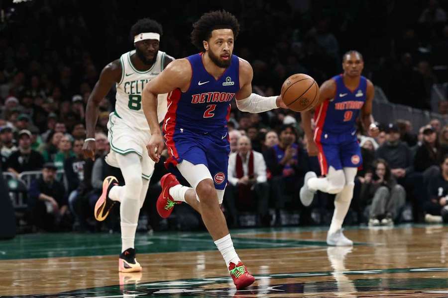 Cade Cunningham's 32 points helped Detroit to a 112-105 victory over the Boston Celtics