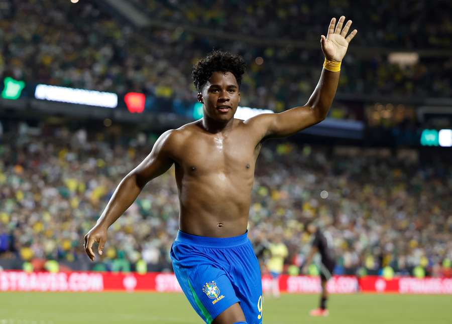 Endrick a désormais inscrit trois buts en cinq matches pour le Brésil.