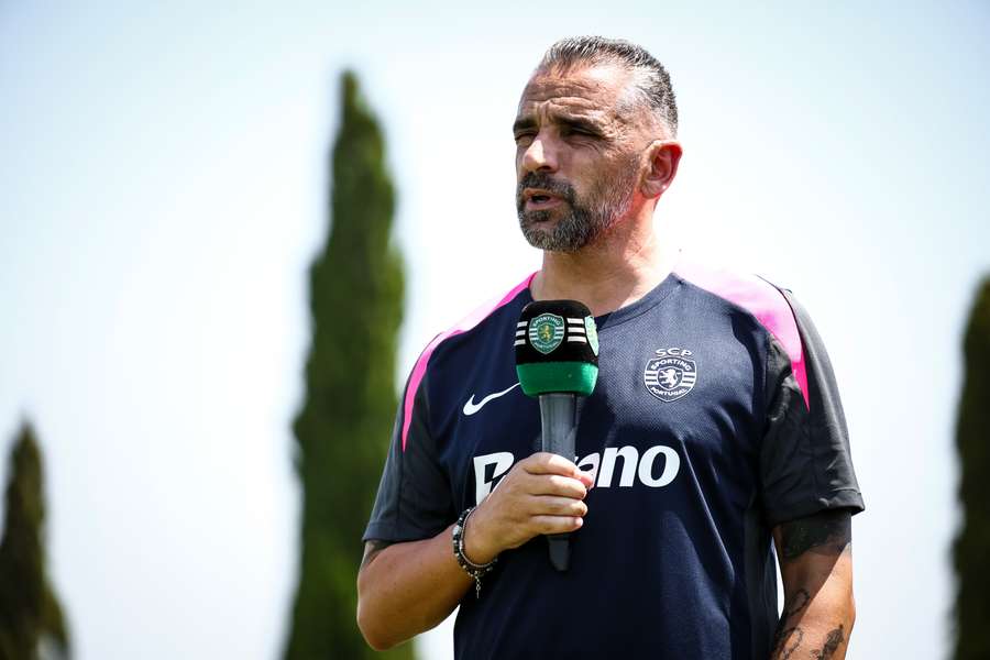 Rui Borges, treinador do Sporting