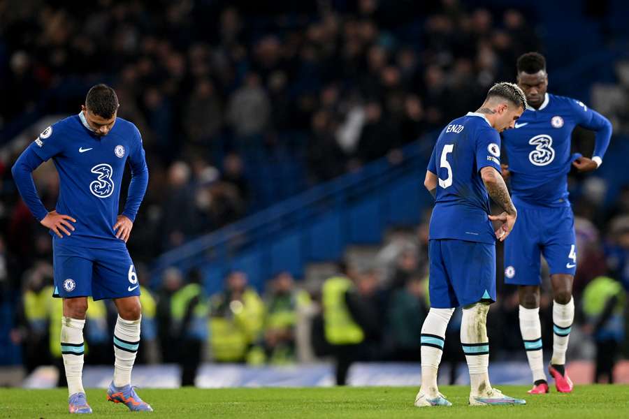 Chelsea ved kampen mod Fulham (0-0).