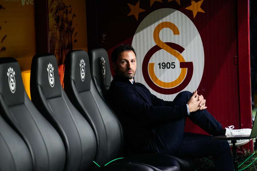 Domenico Tedesco looking on