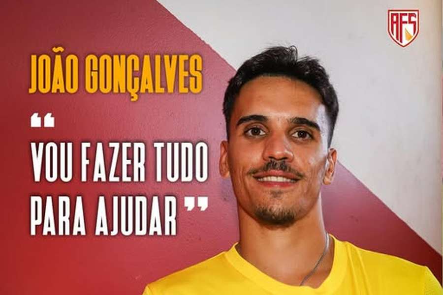 João Gonçalves, guarda-redes da AFS