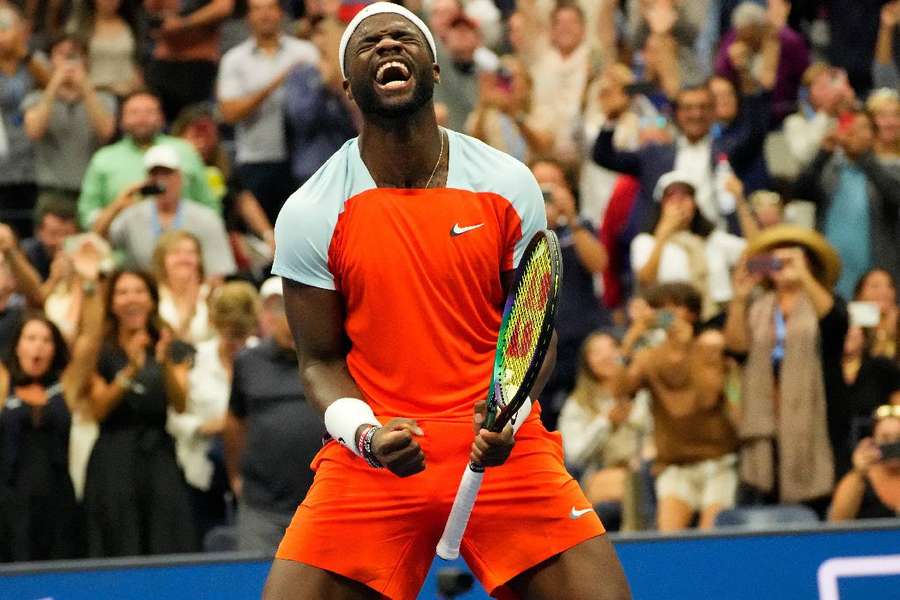 Tiafoe won a 16-shot rally to get the only break of the match in the seventh game of the third set