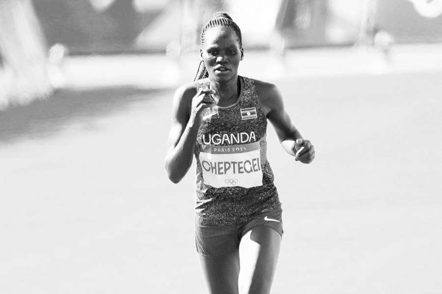 Rebecca Cheptegei competed for Uganda at the Paris Olympics