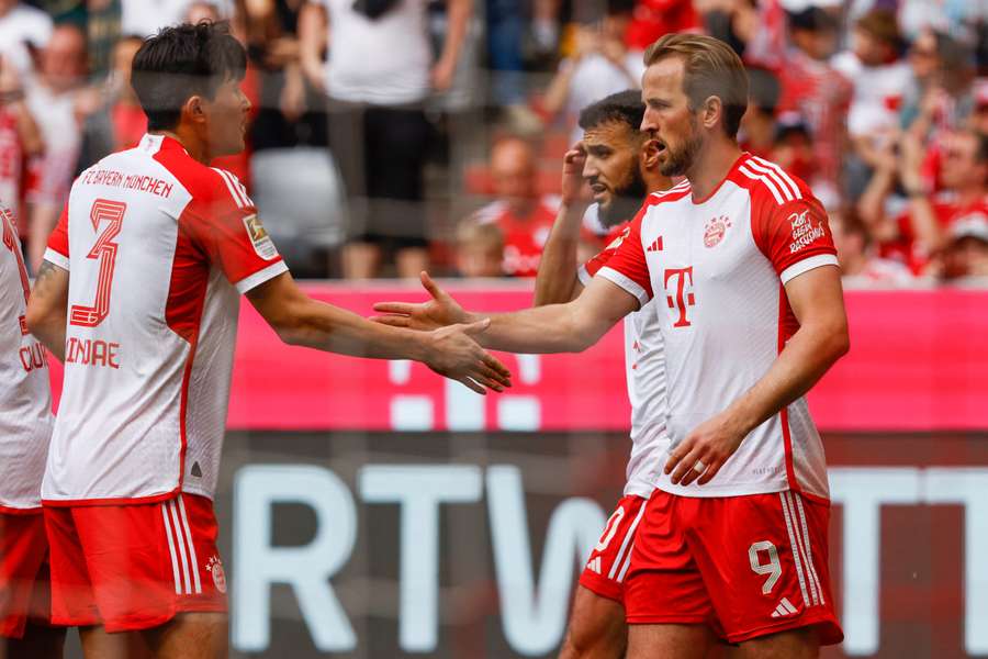 Napastnik Bayernu Monachium Harry Kane zdobył w sobotę dwa gole przeciwko Eintrachtowi Frankfurt