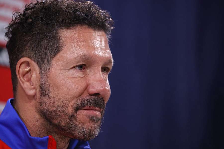 Simeone, en conférence de presse avant le match retour de coupe contre le Barça.