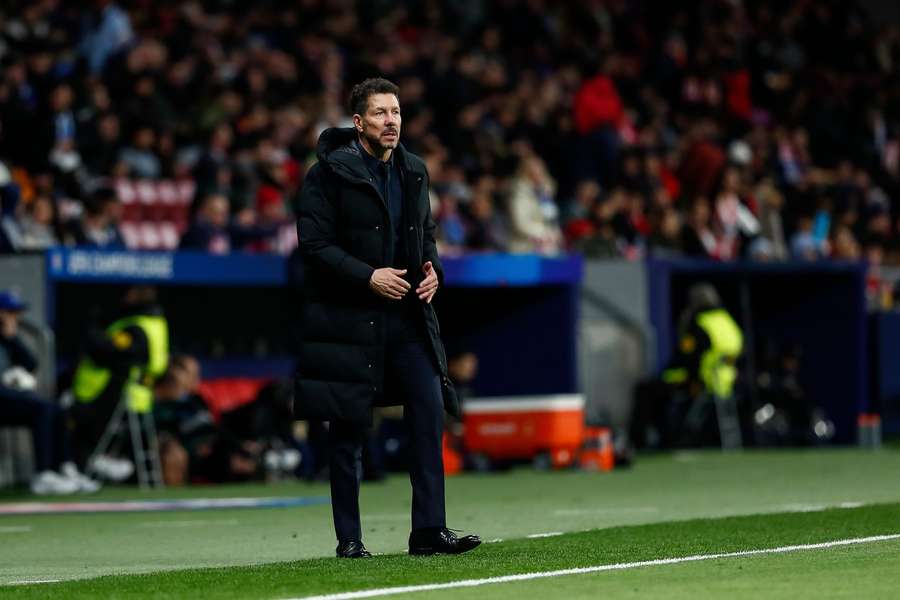 Simeone watches on
