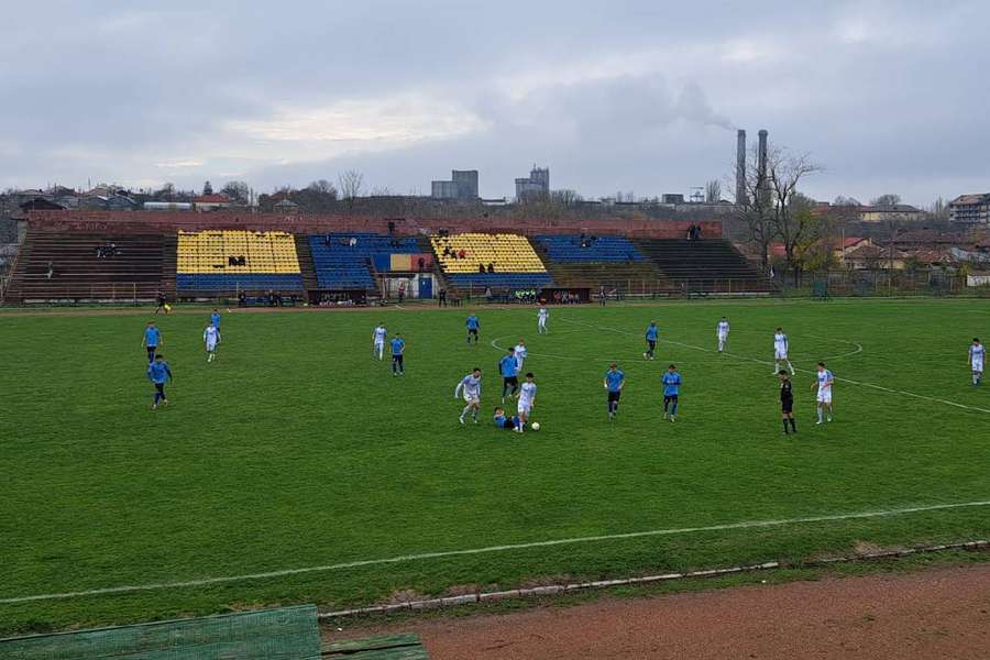 Imagine din duelul Nanov - Dunărea Giurgiu