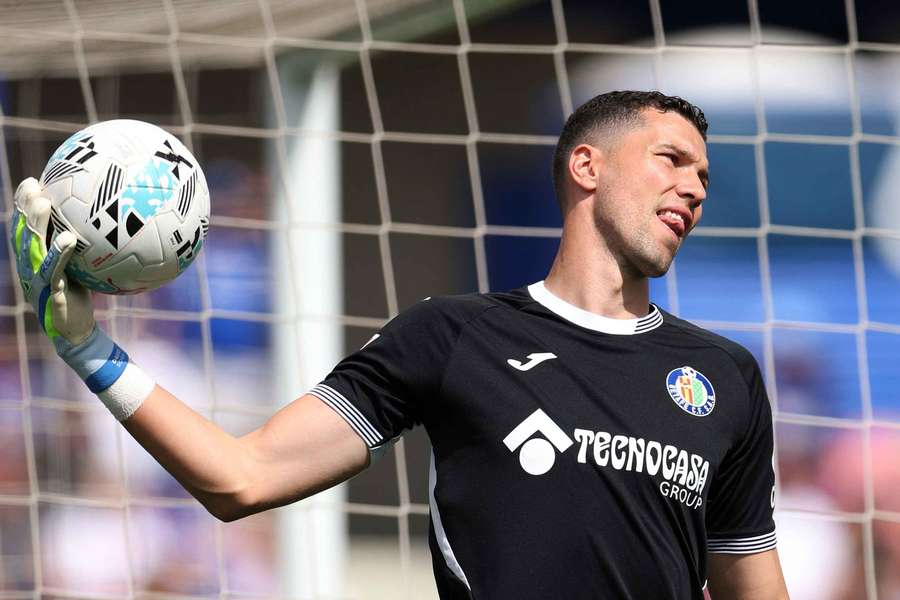 Soria se lamenta por un gol encajado