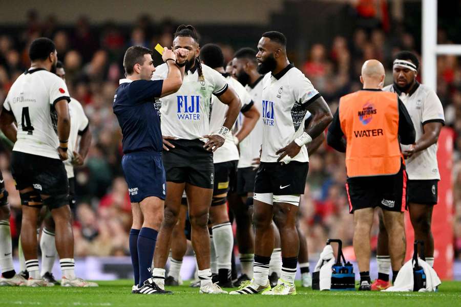 Radradra was originally shown a yellow card which was later upgraded to red