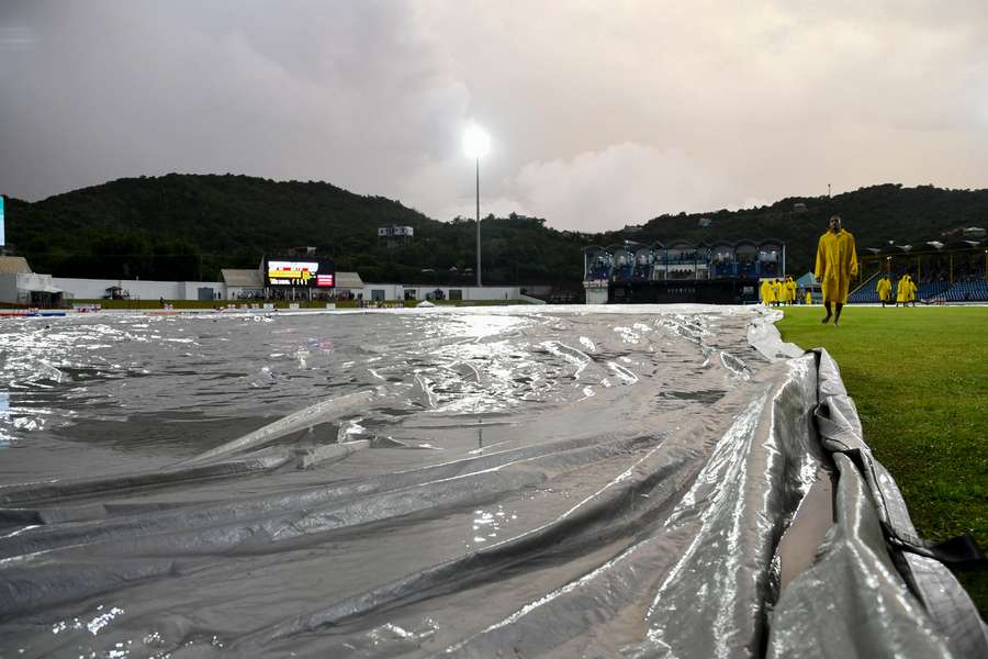 The final T20 international fixture between the West Indies and England was rained out on Sunday.