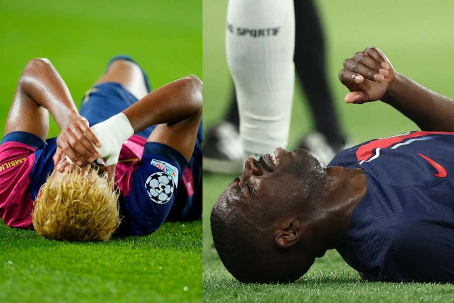 Lamine Yamal (Spania) și Ousmane Dembele (Franța) au suferit accidentări în meciurile echipelor naționale