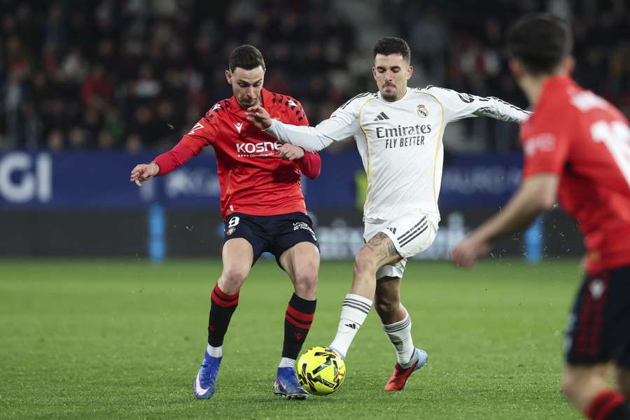 Ceballos, en el partido contra Osasuna Ceballos, en el partido contra Osasuna