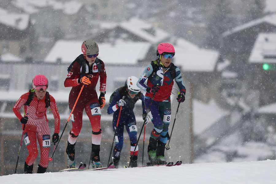 Johanna Hiemer (ganz links) musste sich geschlagen geben