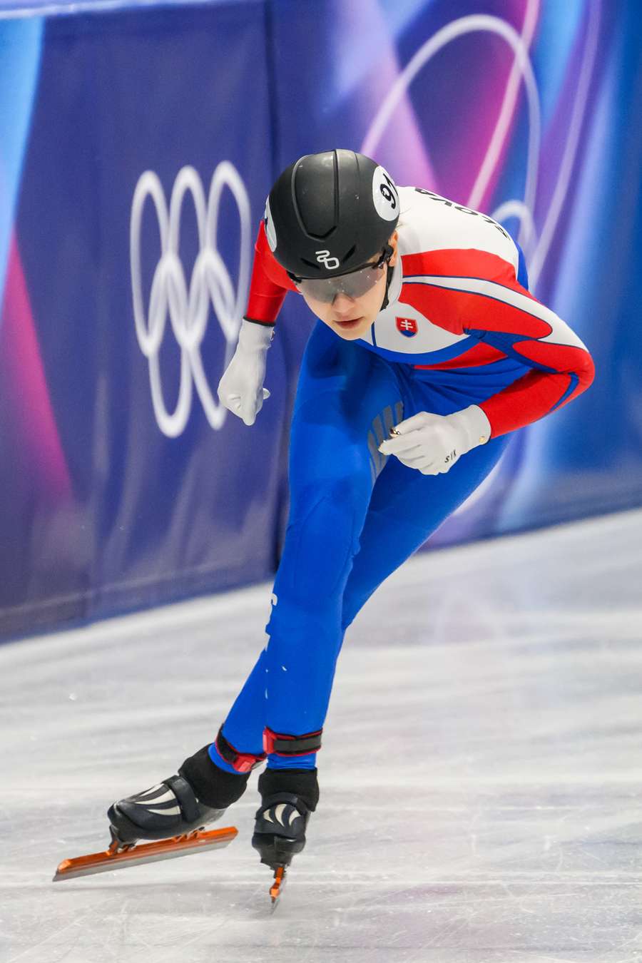 Popovičová v akcii.