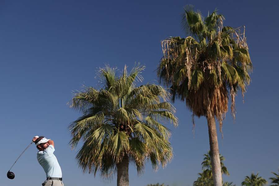 Joost Luiten in actie in Dubai