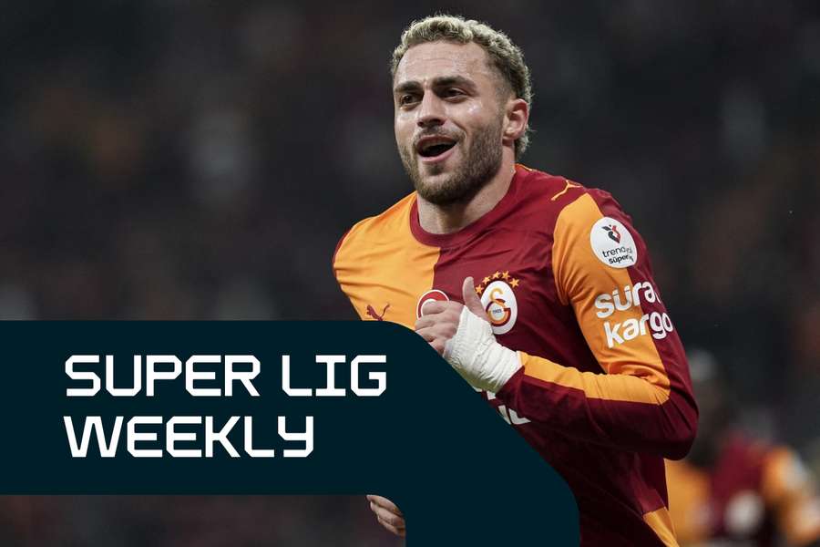 Baris Alper Yilmaz celebrates scoring Galatasaray's late winner Baris Alper Yilmaz celebrates scoring Galatasaray's late winner