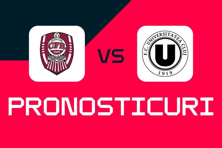CFR Cluj - U Cluj: Pronosticuri, cele mai bune pariuri și cote Cupa României CFR Cluj - U Cluj: Pronosticuri, cele mai bune pariuri și cote Cupa României