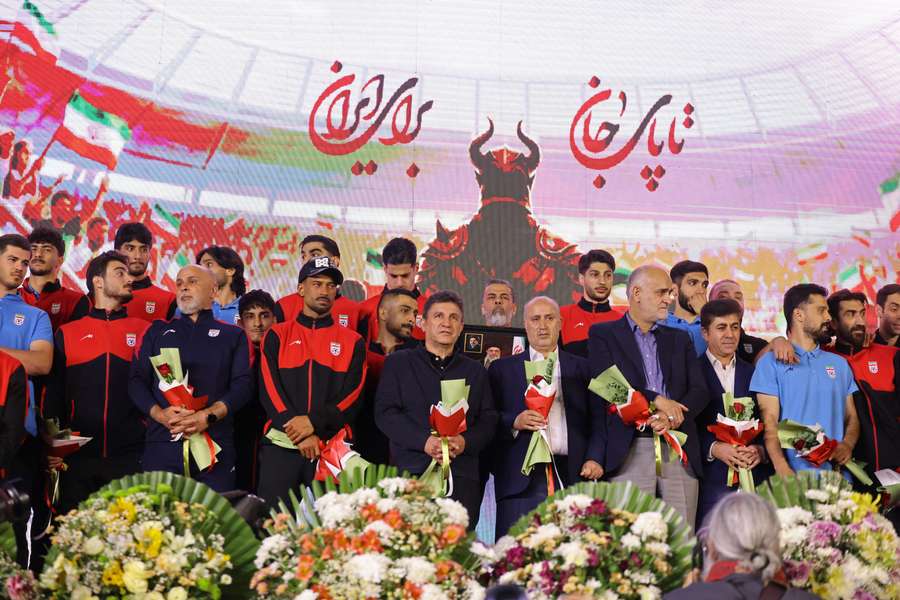 La sélection iranienne à Téhéran cette semaine.