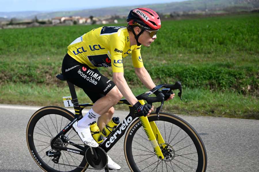 Jonas Vingegaard was in superb form on Thursday afternoon