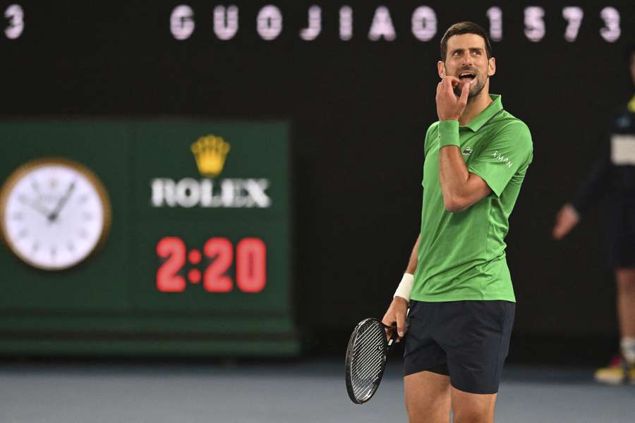 Djokovic în finala de la Australian Open.