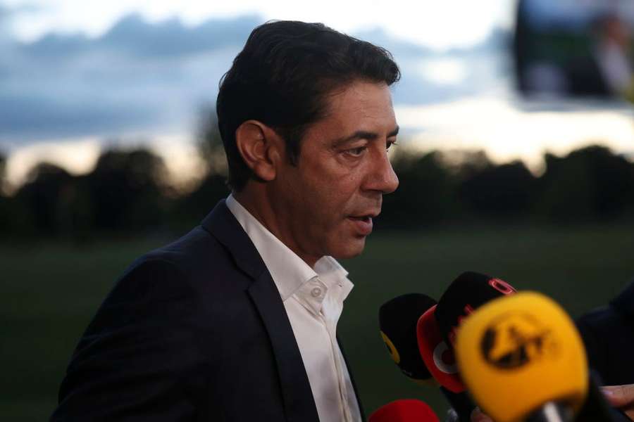 Presidente do Benfica falou ainda sobre a renovação de Rafa