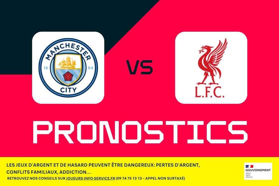Manchester City – Liverpool : pronostics, meilleurs paris et cotes (Premier League)