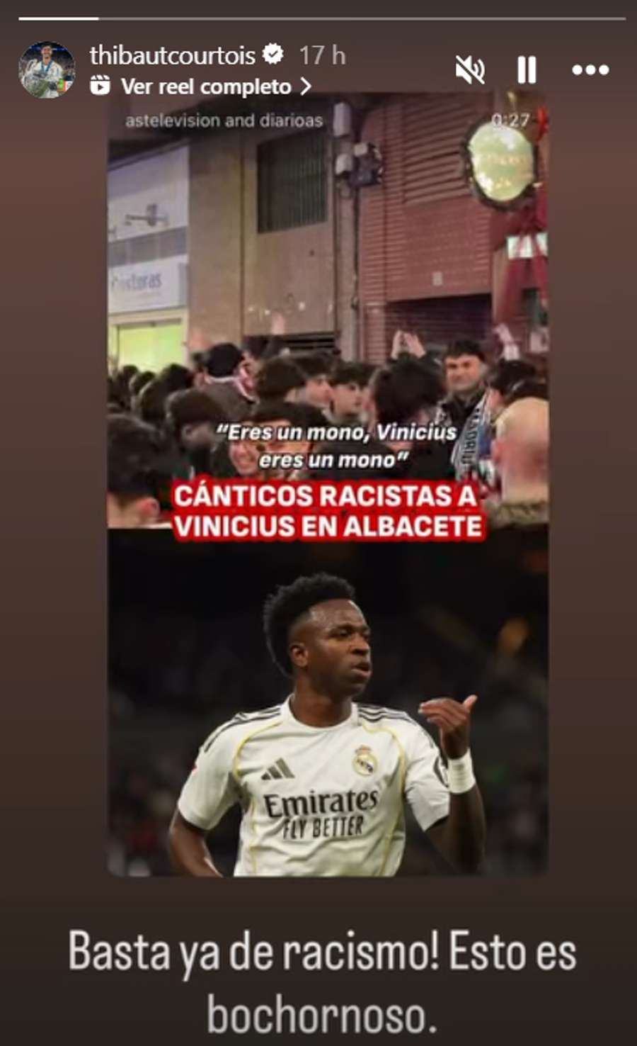 El mensaje de Courtois