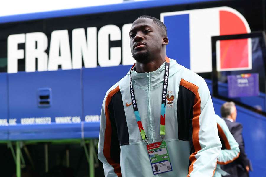 Ibrahima Konaté avec les Bleus. Ibrahima Konaté avec les Bleus.