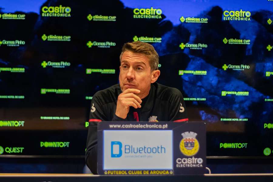 Vasco Seabra, treinador do Arouca Vasco Seabra, treinador do Arouca